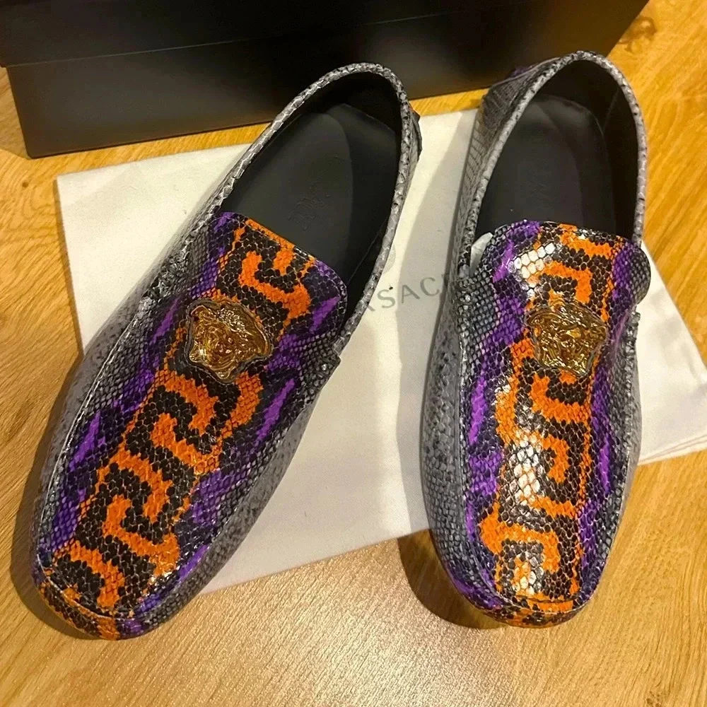 Versace Python print loafers size 41 Versace Python print loafers size 41 main image 2